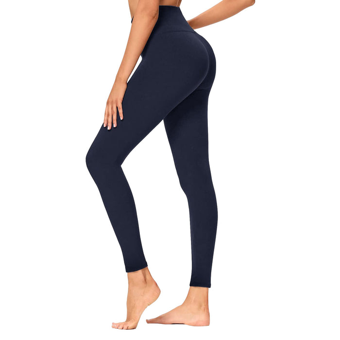 SHOWITTY High Waisted Tummy Control Soft Leggings for Women