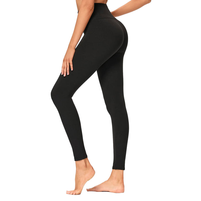 SHOWITTY High Waisted Tummy Control Soft Leggings for Women