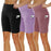 SHOWITTY  3 Pack Plus Size Biker Shorts Women with Pockets