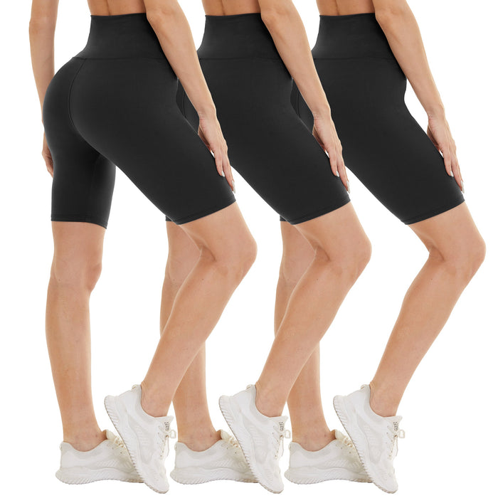 SHOWITTY 3 Pack Biker Shorts for Women(Reg & Plus Size)