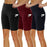 SHOWITTY  3 Pack Plus Size Biker Shorts Women with Pockets